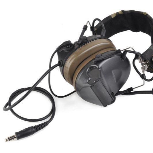 Z-TAC อุปกรณ์ยุทธวิธี C2 ชุดหูฟัง Comtac-II Pickup อิเล็กทรอนิกส์เสียงรบกวน Cancelling ยุทธวิธี Walk