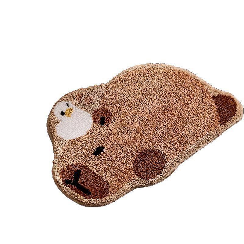 Bathroom Absorbent Cashmere Carpet Household Bathroom Non-Slip Mat Toilet Doorway Toilet Bathroom Ma