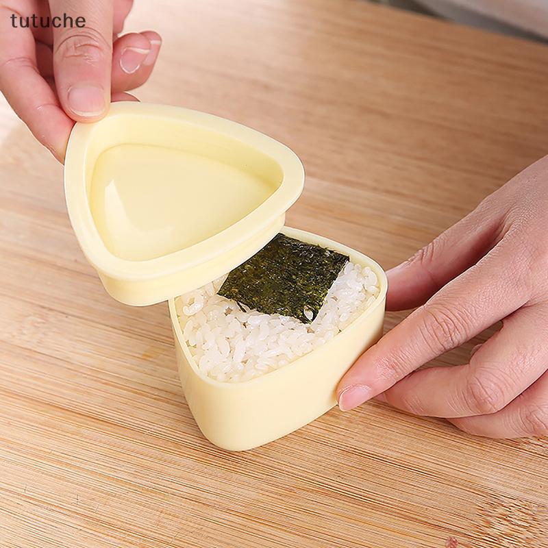 Tutu แม่พิมพ์ซูชิ Sushi Maker Onigiri ข้าวอาหารกดสามเหลี่ยม Sushi Maker แม่พิมพ์ญี่ปุ่น Bento อุปกรณ