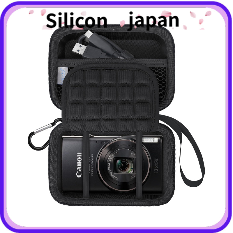 【Direct from japan】Lacdo Camera Carrying Case for Canon PowerShot ELPH 360/200/185/180/190/350, Sony
