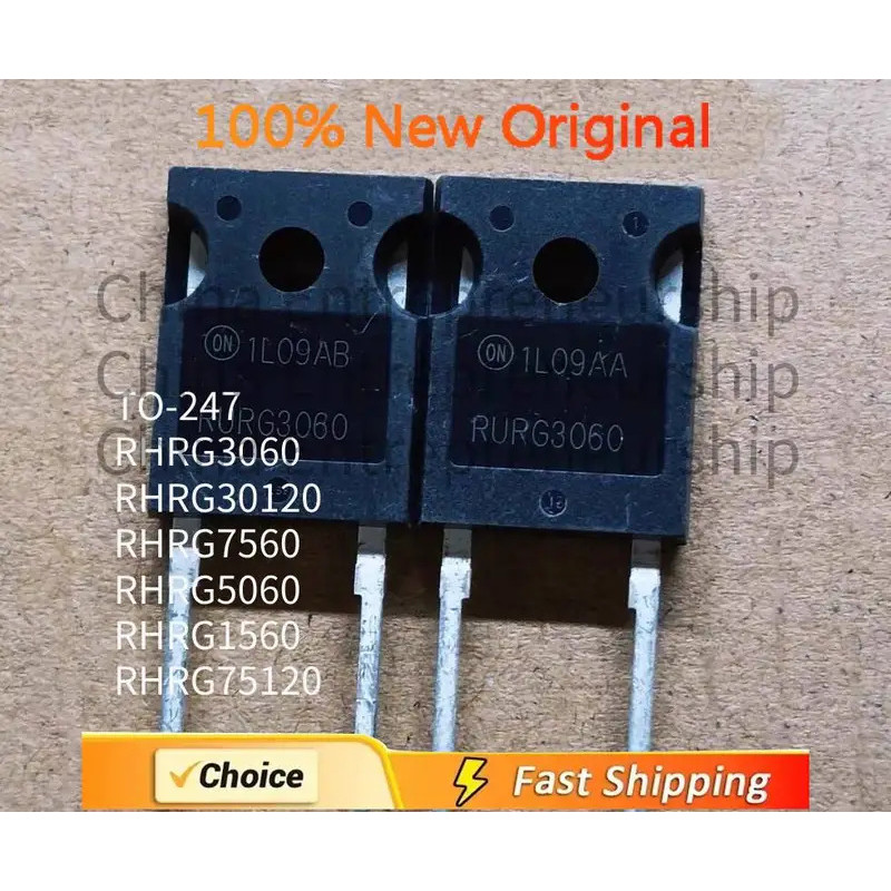 5PCS RHRG75120 RHRG30120 RHRG7560 RHRG5060 RHRG3060 RHRG1560 TO-247 Field Effect ทรานซิสเตอร์