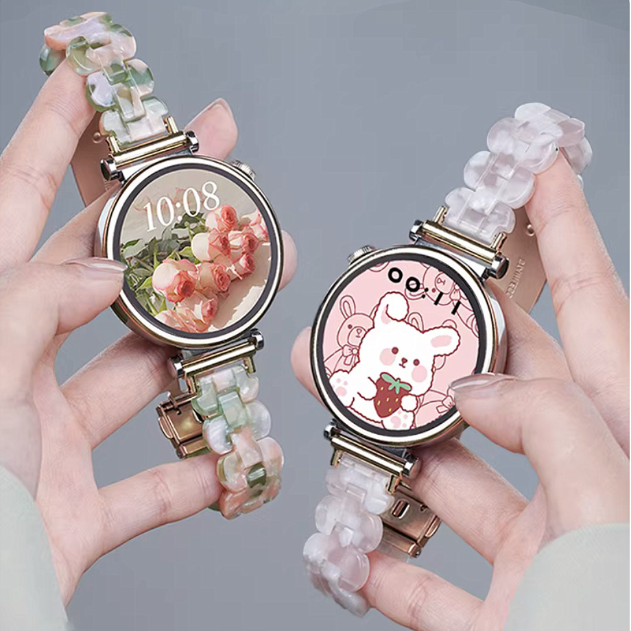 Dreamy Resin Strap For Huawei watch gt 6 pro สาย Huawei watch gt 6 Strap Huawei watch GT 5 สาย huawe