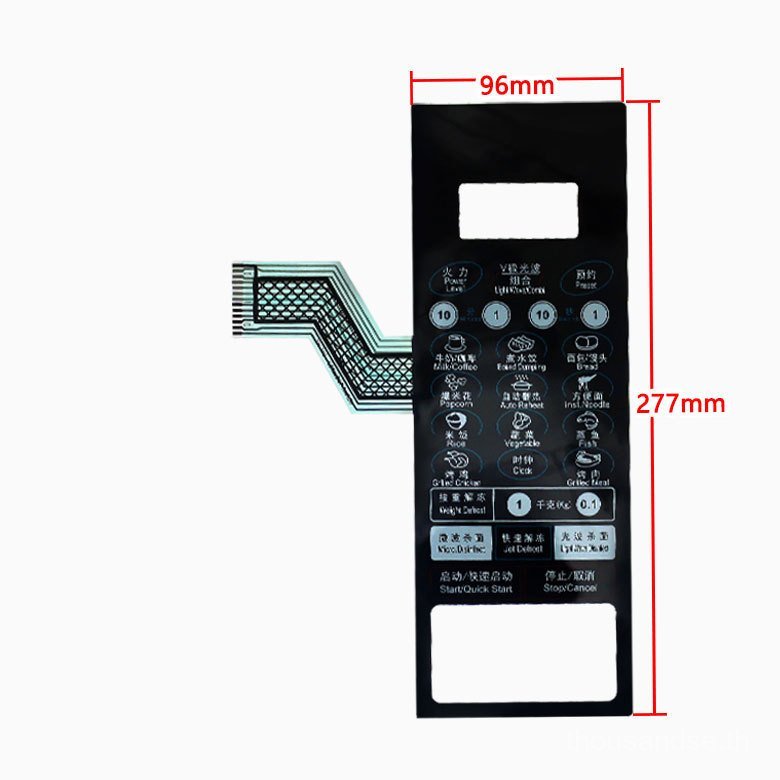 เหมาะสําหรับ G8023CSP-BM1 (S0) G80F23CN2P-KM1 (SO) ปุ่มแผงไมโครเวฟ VGQB