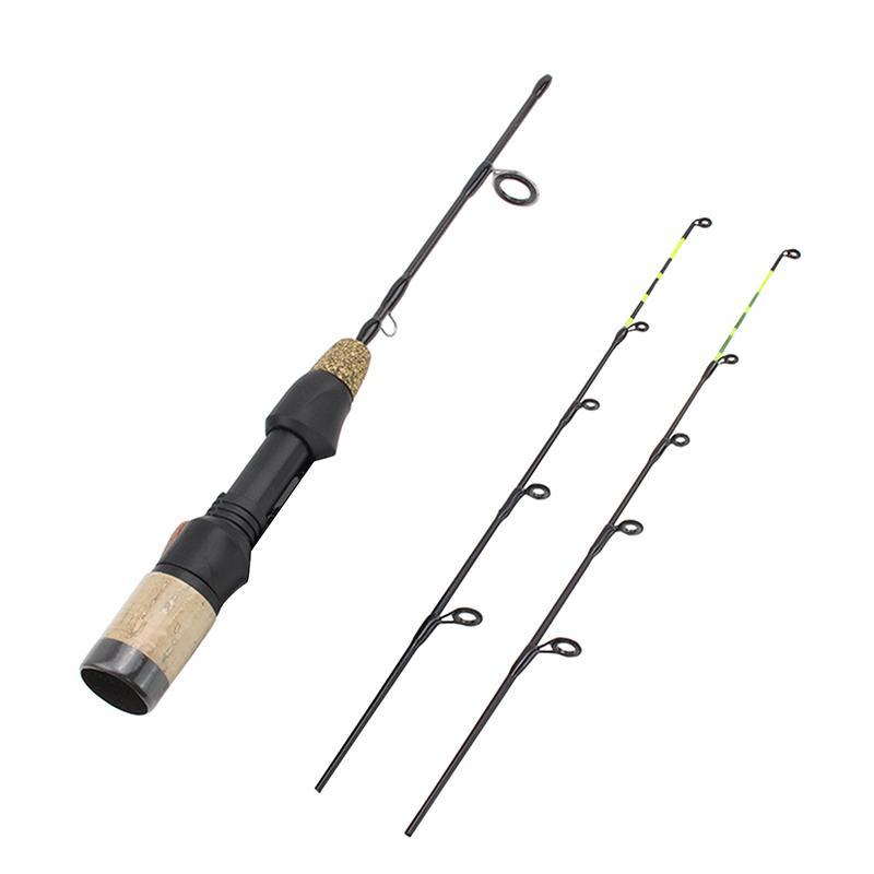 Bbth 60 ซม.2 เคล็ดลับ rod ฤดูหนาวเบ็ดตกปลาน้ําแข็ง pole Tackle เสาคาร์บอน เบ็ดตกปลาน้ําแข็ง Vary