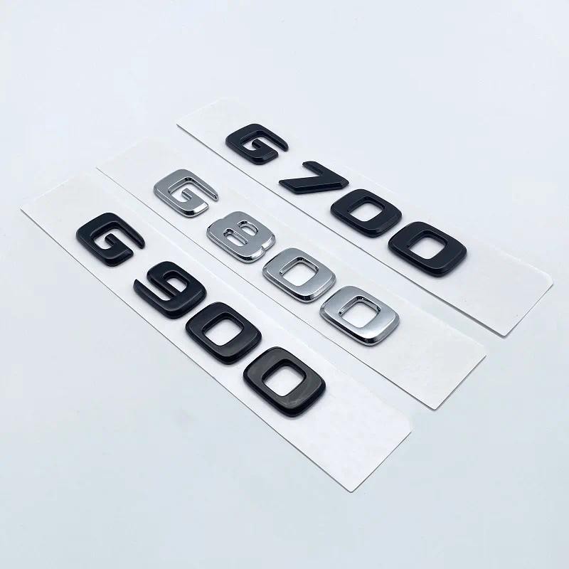 เหมาะสําหรับ Mercedes Benz Brabus ใหม่ G-class ดัดแปลงโลโก้รถ G700 800 900 Displacement มาตรฐานด้านห