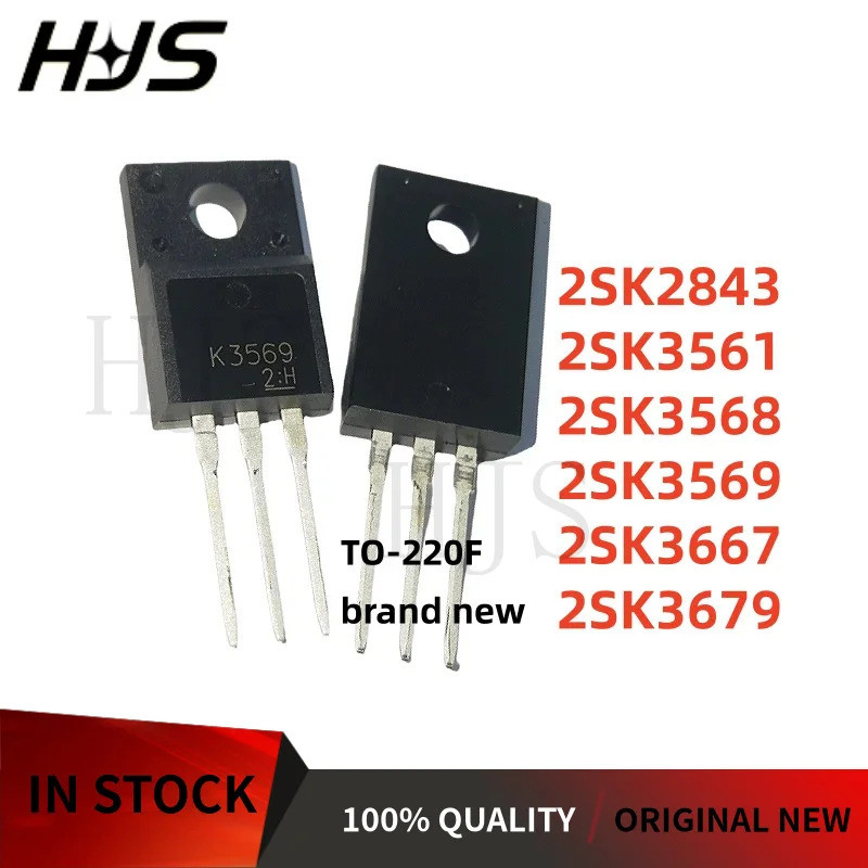5PCS 2SK2843 2SK3561 2SK3568 2SK3569 2SK3679 2SK3667 TO220F K2843 K3561 K3568 K3679 K3567 TO-220F Fi