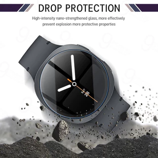 9Gadget - ฟิล์มกันรอย สำหรับ Samsung Galaxy Watch 8 / 7 / 6 (40mm) กระจกนิรภัย 2.5D เต็มจอ เคส สายนาฬิกา Tempered Glass