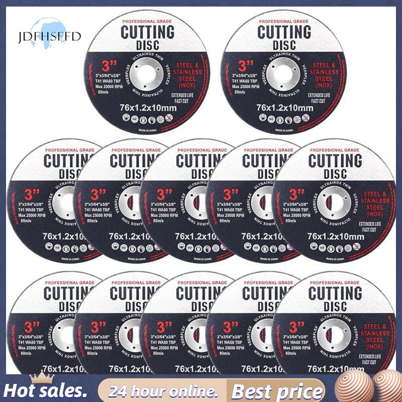 jdfhsffdPack of 12 Cutting Discs Cutting Disc 76 mm Wood and Metal 76 mm Fan Disc