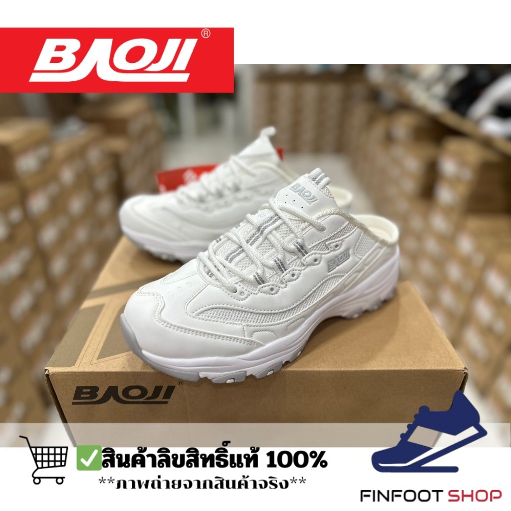 Baoji รองเท้าผ้าใบผู้หญิง BAOJI รุ่น BJW1109(เปิดส้น)