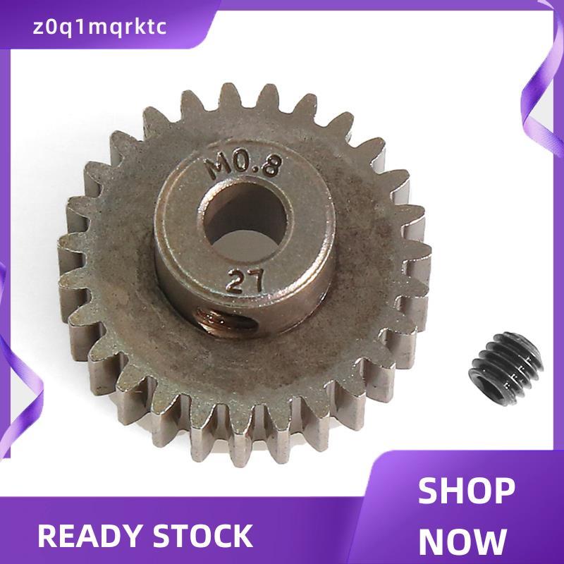 z0q1mqrktc M0.8 27T เกียร์มอเตอร์ Pinion Gear 5647 สําหรับ UDR Unlimited Desert Racer 1/7 RC รถอะไหล