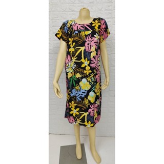 ชุดอยู่บ้าน คอกลมติดซิป ไซส์ S อก 42 นิ้ว ผ้าสปันเรยอน งานไท…