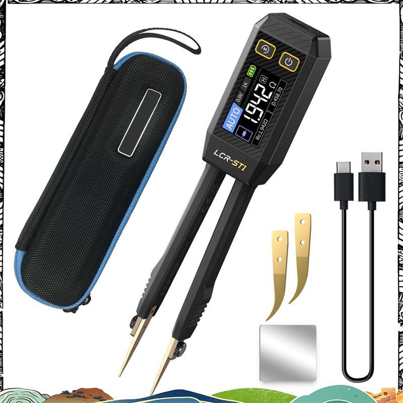 Super -ST1 10KHz Meter Tweezer, Mini Smart SMD Tester, Auto Componition ส่วนประกอบอิเล็กทรอนิกส์วิเค