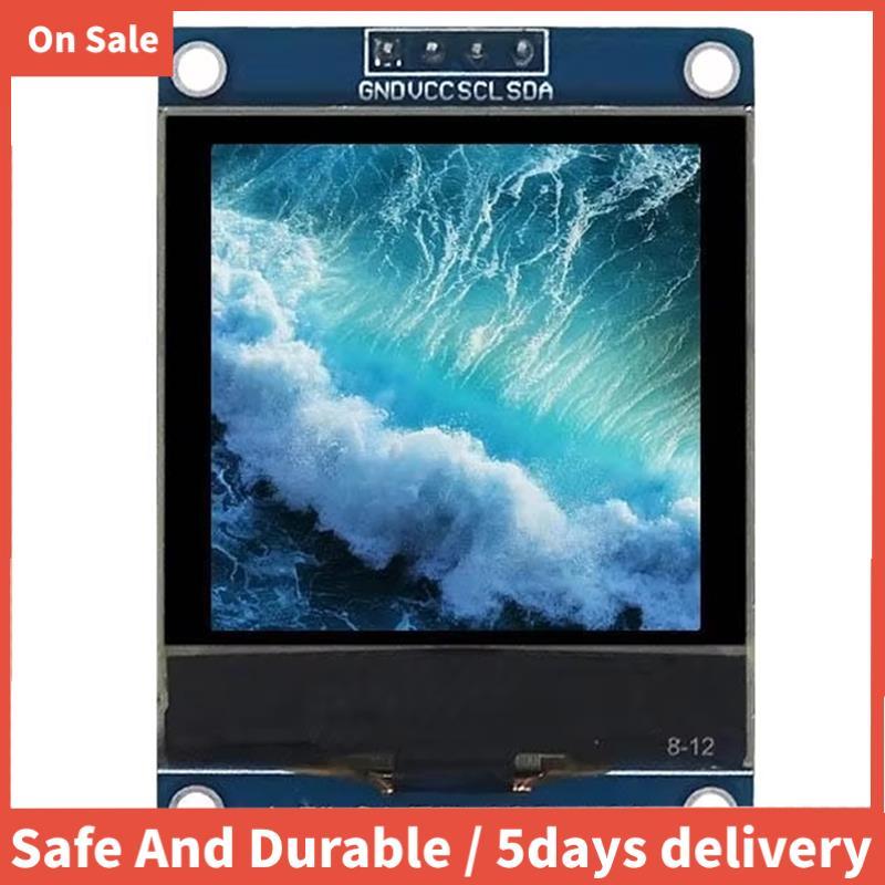 1.5 นิ้ว 4PIN OLED โมดูลจอแสดงผลหน้าจอ SH1107 ไดรฟ์ IC 128x128 IIC อินเทอร์เฟซสําหรับ 51 STM32 P2210