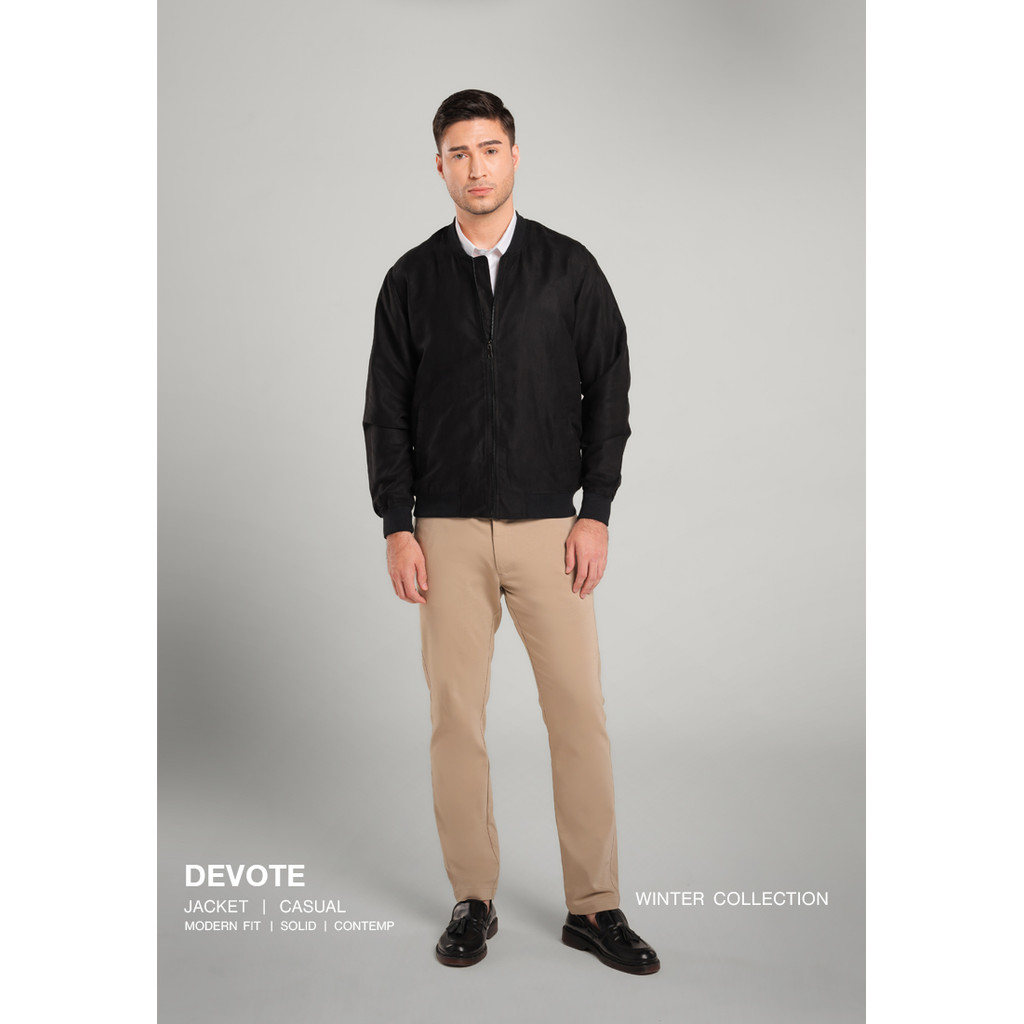 เสื้อแจ็คเก็ตแขนยาวผู้ชาย MCC Devote - สีดํา