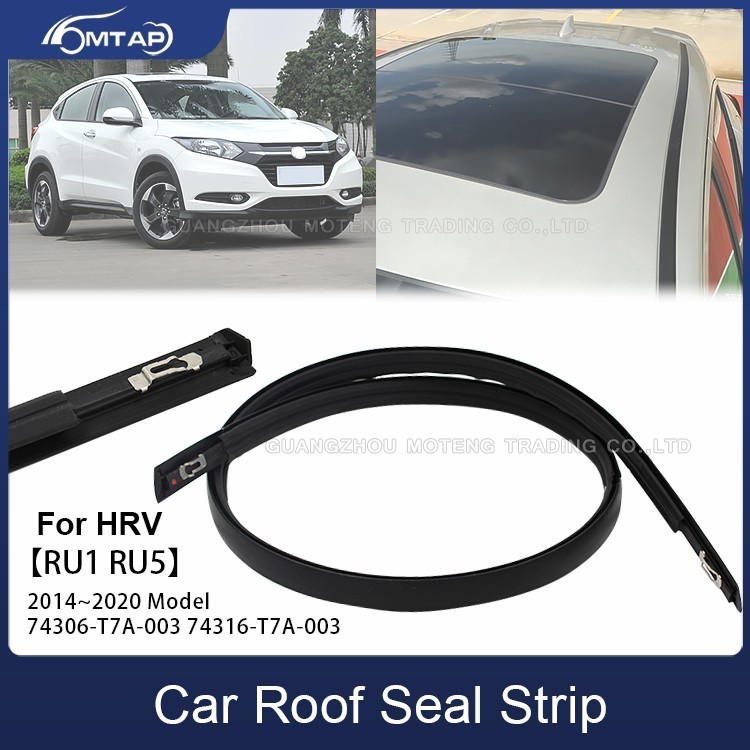 MTAP สําหรับ HRV รถซีลหลังคาสําหรับ HONDA HRV T7J 2014 ~ 2020 RU1 RU5 หลังคารถแถบยาง