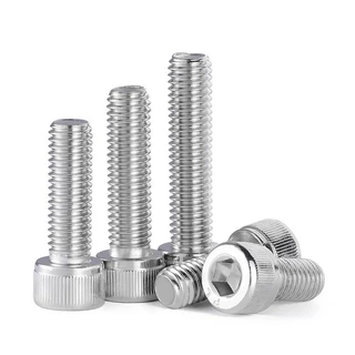 M3/M4/M5 สกรูหัวจม น็อตหัวจม น็อตหกเหลี่ยม น็อต สกรู หัวจม สแตนเลส 304 เกลียวมิล [WJX-GY]