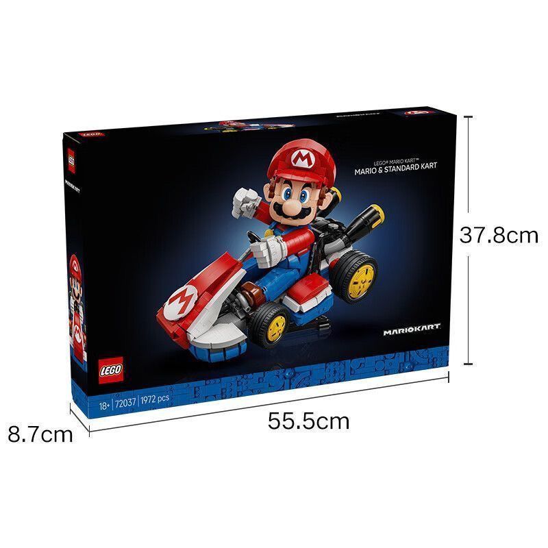 LEGO LEGO 72037 Super Mario Series Super Mario Kart Building Block ของเล่นของขวัญ