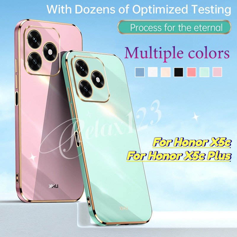 สําหรับ Honor X5c Plus 4G หรูหรา 6D ชุบไฟฟ้าเคสโทรศัพท์สําหรับ Honor X5C X5c Plus HonorX5c HONOR X5 