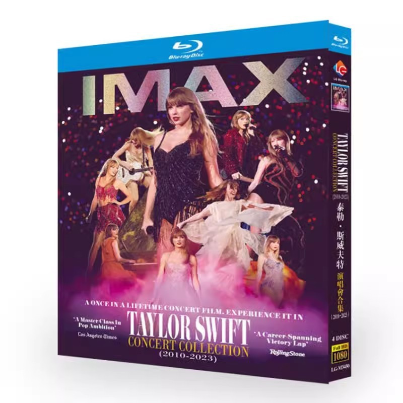Blu-ray Disc Concert Taylor Swift Concert Collection (2010-2023) 4BD G002