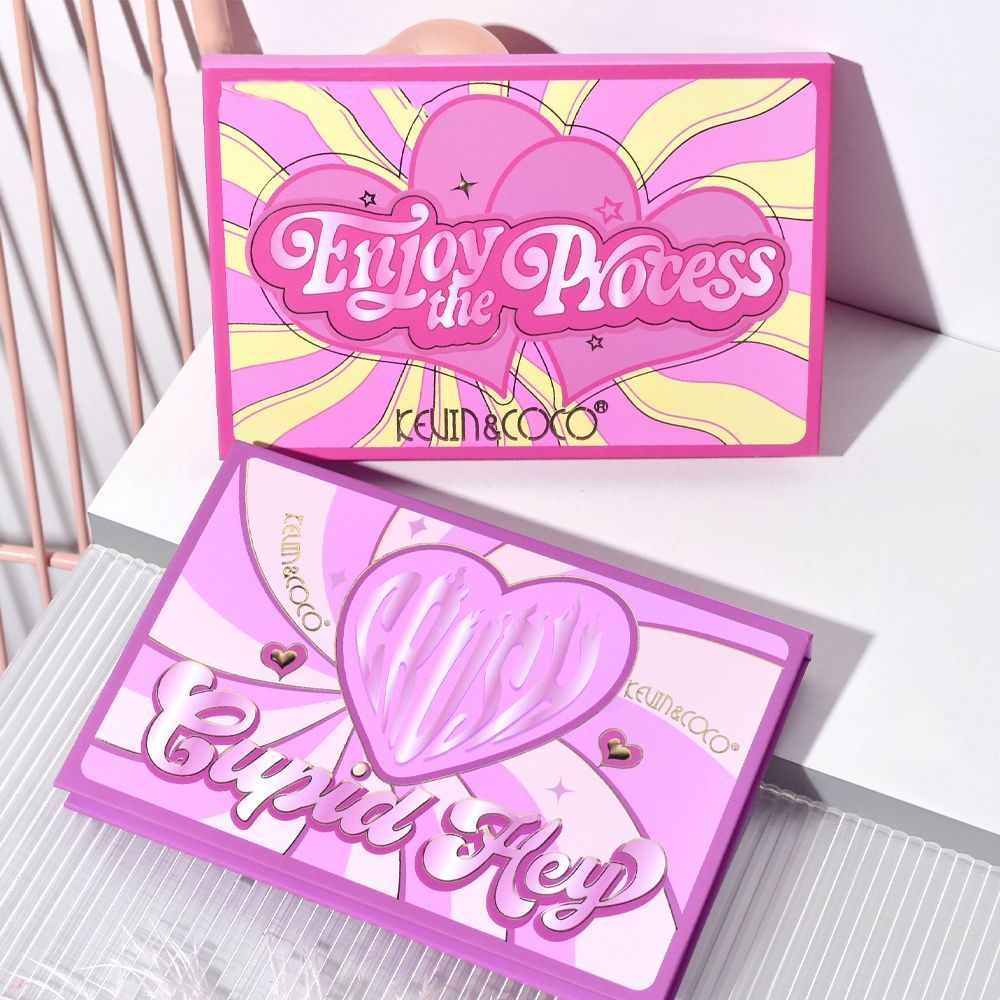 Hot Sale#Exclusive Supply KEVIN&COCO 6Color Portable Eyeshadow Palette Highlight Matte Pearlescent E