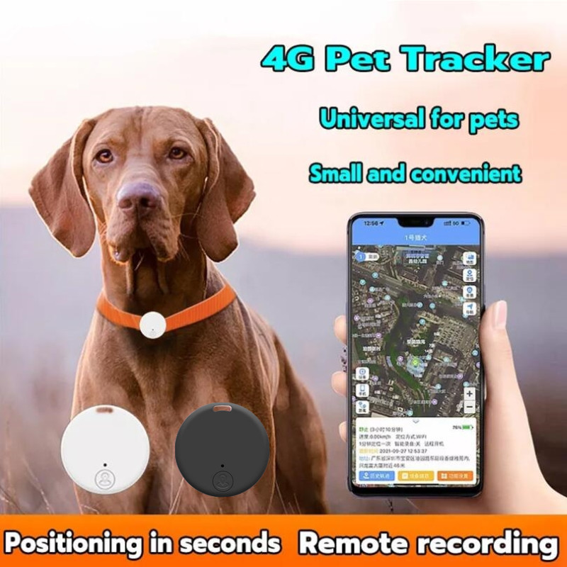 Pet Gps Cat Collar with Gps Pet Tracker for Pets Cat Gps Dog Gps Cat Gps, Mobile App, Bluetooth, Sma