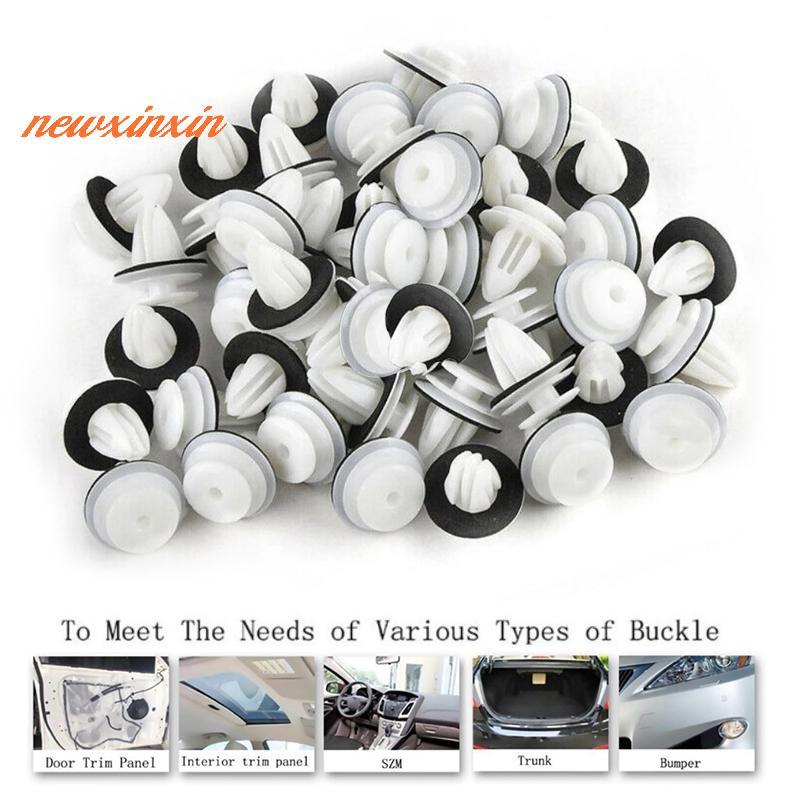 [NT-t] 50/100 ชิ้นแผงประตูรถ W/ซีลแหวน Auto Vehicle Retainer Fastener คลิปกันชนรถ Push Pin Rivet แผงประตูคลิปบอร์ด [ใหม่] - รูปที่ 2