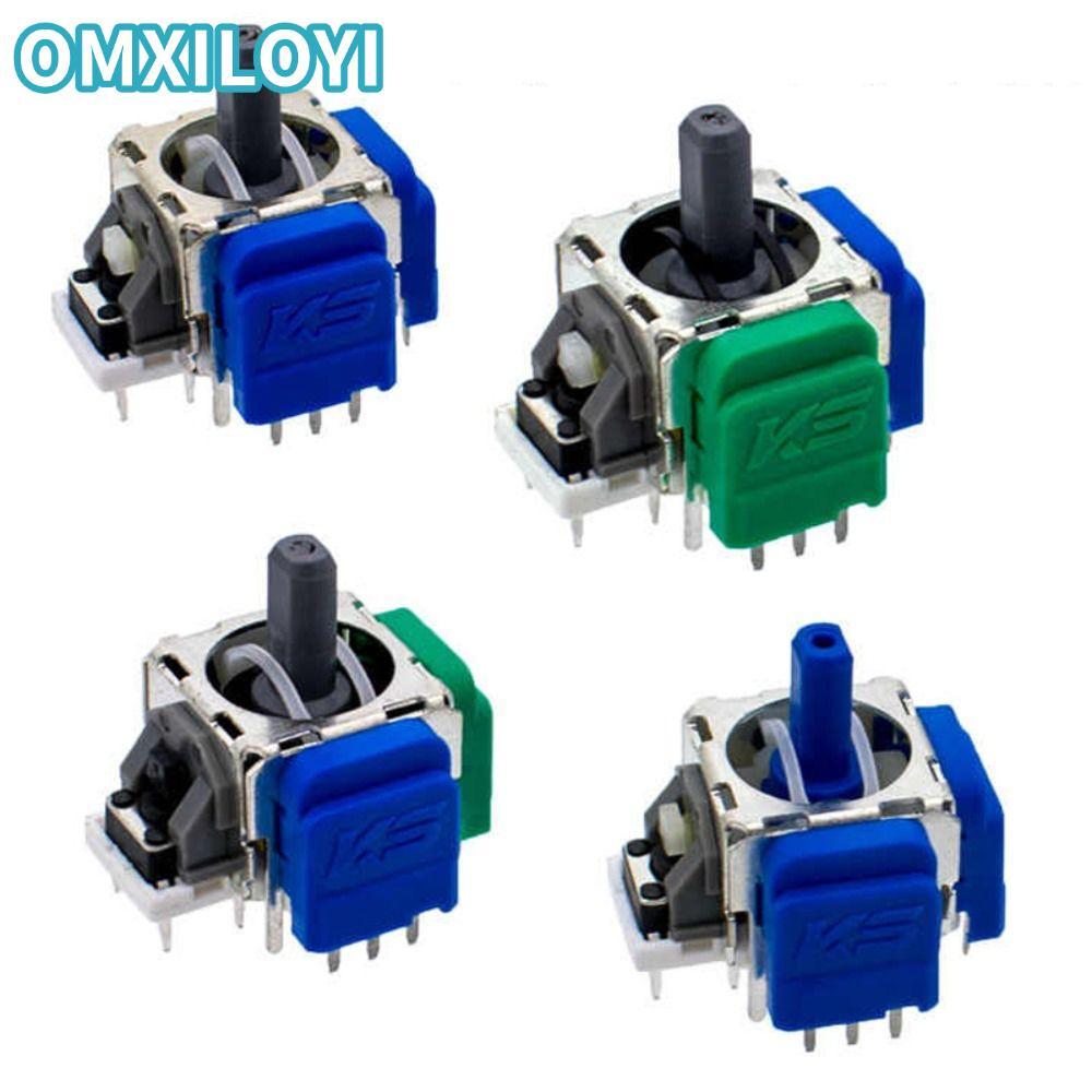 OMXILOYI 4PCS Hall ThumbStick, Anti-Drift Analog TMR จอยสติ๊กแม่เหล็กไฟฟ้า,ความแม่นยําสูงทนทาน Rocke