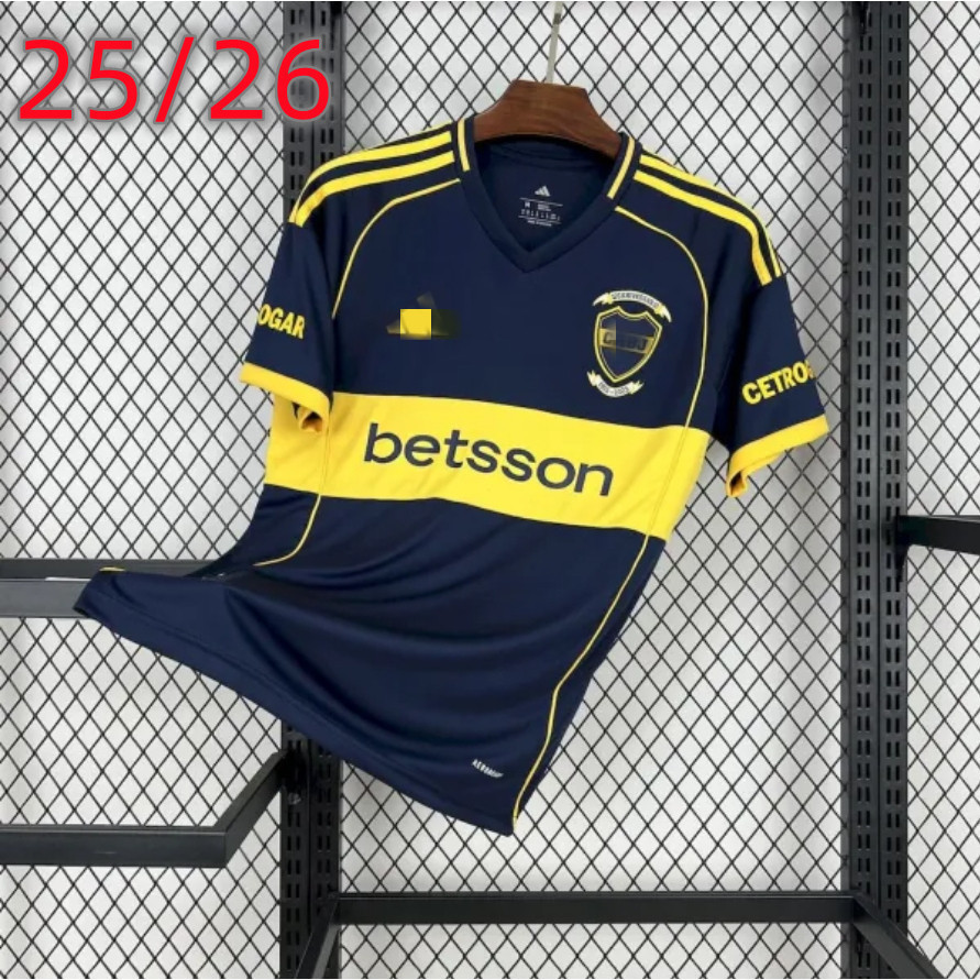 25-26 Boca Juniors High-Quality Home Fans Jersey