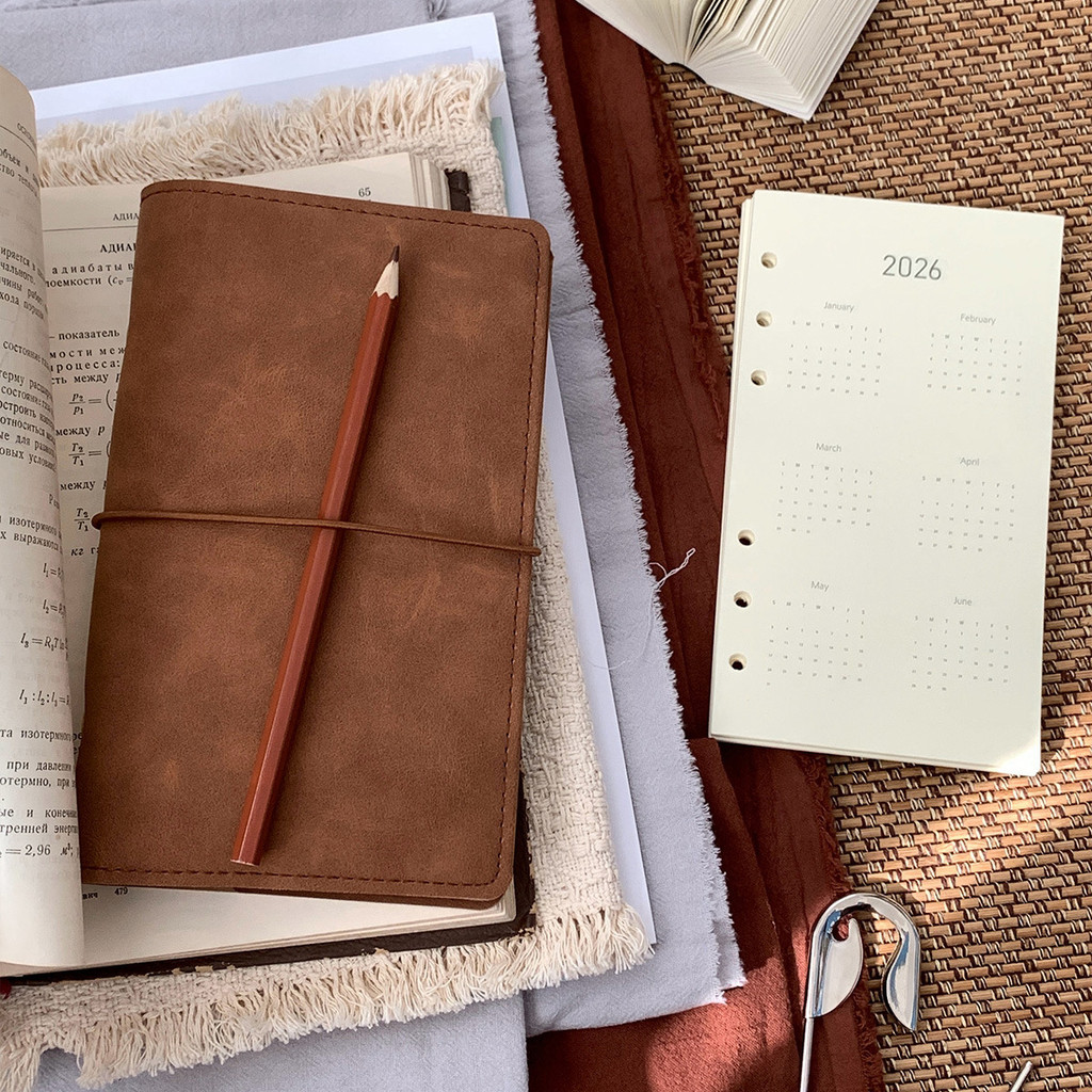 A6สมุดโน๊ตแบบหลวมแบบหนัง, หน้าด้านใน, สมุดบันทึกแบบกําหนด, สมุดบันทึกจดบันทึก