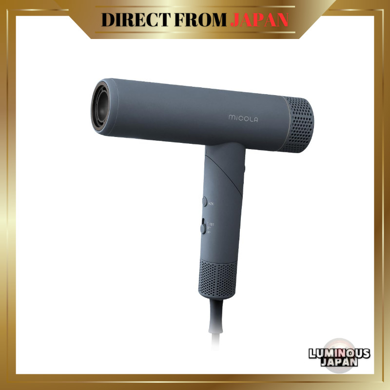 Iris Ohyama MiCOLA Ion Hair Dryer — Fastest Drying in Company History, Foldable, Lightweight 380g, C