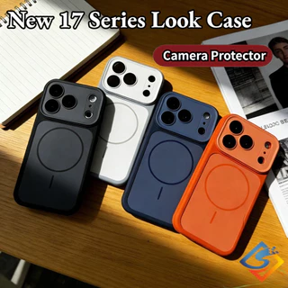 ใหม่17 Seriesดูกรณีกล้องป้องกันปกหลังเคสโทรศัพท์สําหรับiPhone 17 Pro Max 16 15 14 13 12 Pro Max Plusแม่เหล็กกันกระแทกปลอก