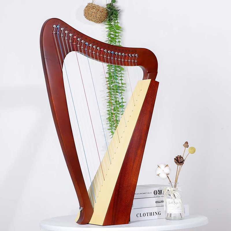23 Strings Harp Irish Classical Mini Harp Handmade Music สําหรับนักเรียนเริ่มต้น