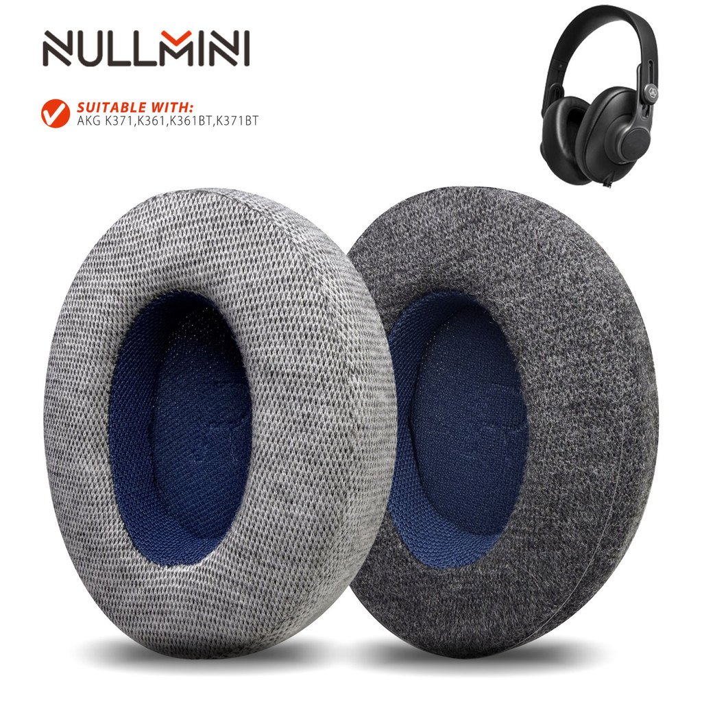 Nullmini แผ่นรองหูฟังเหมาะสําหรับ AKG K371,K361,K361BT,K371BT หูฟังเปลี่ยนเบาะรองนั่ง Earmuffs แถบคา