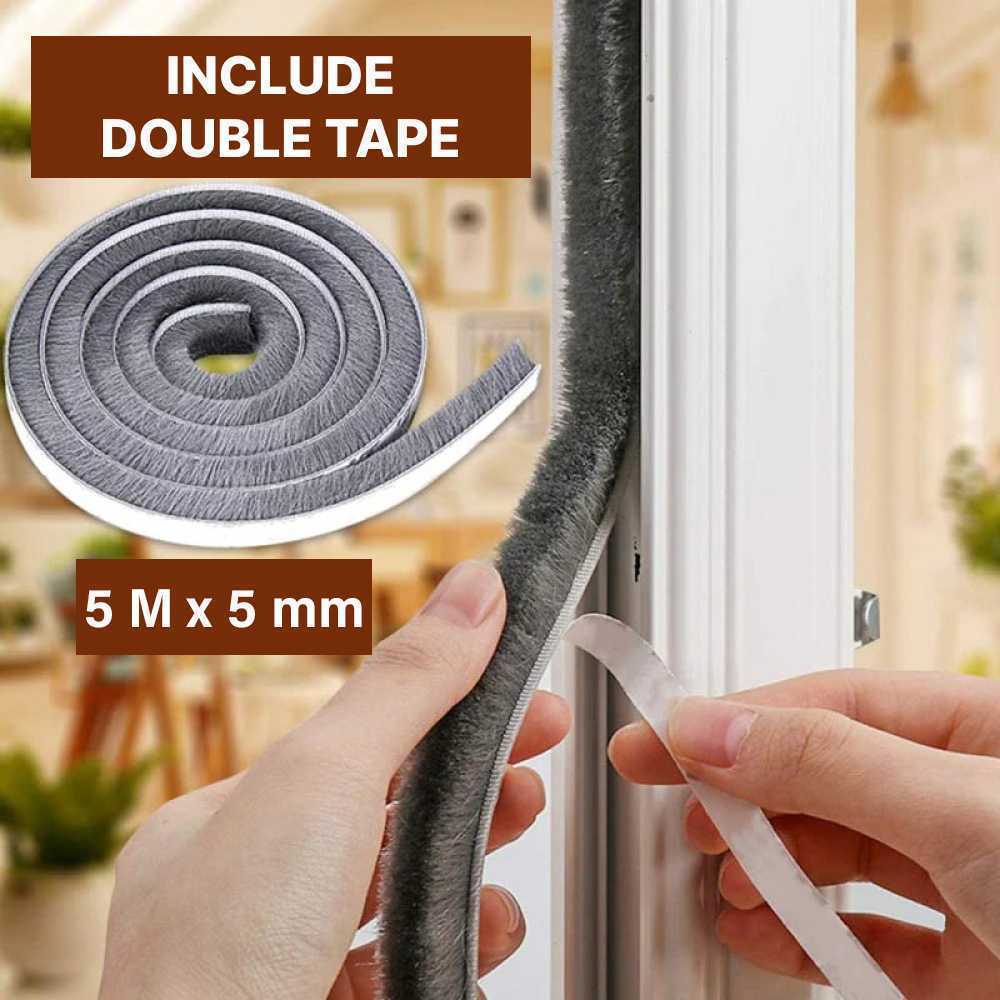 Domura Door Strip Brush Strip Sound Insulation 5M - KK-062