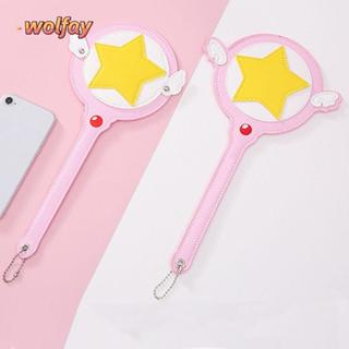 YOLANDA Star Magic Wand Card Bag, น่ารักพร้อมปีกการ์ด, คอสเพ…