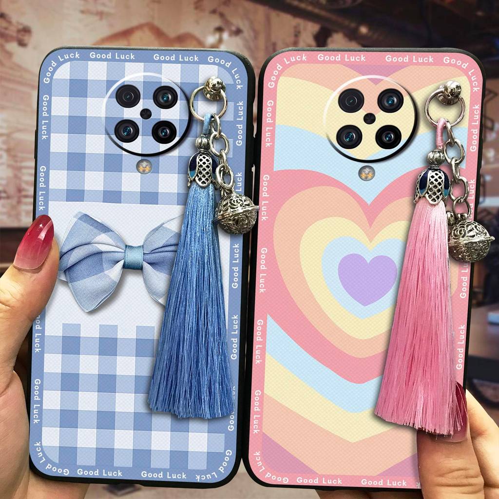 พู่เบลล์เคสโทรศัพท์สําหรับXiaomi Redmi K30 Ultraแฟชั่นออกแบบกระเป๋าโทรศัพท์Graffiti Soft Caseกันกระแ