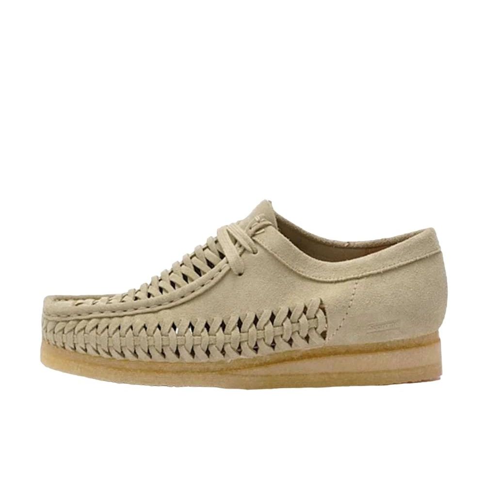 CLARKS × SUPREME WALLABEE BEIGE Unused