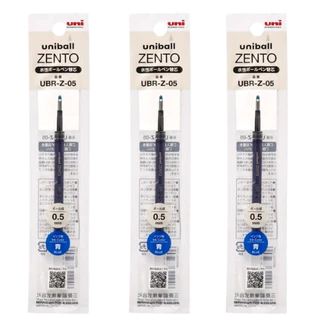 ZENTO uniball Refills Ballpoint Pen , Set of 3 , Mitsubishi Uni Made in Japan Original