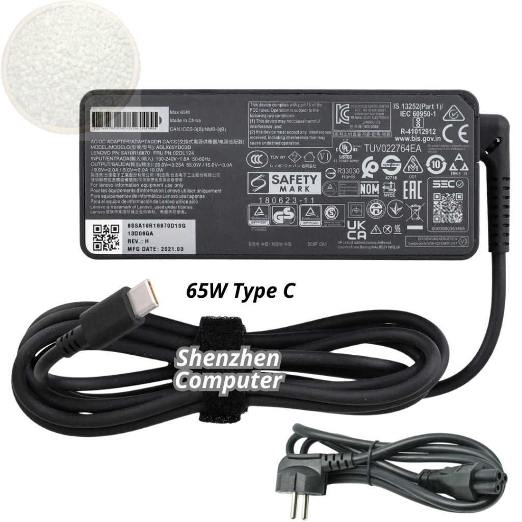เครื่องชาร์จ Lenov Thinkpad T480 T480S T490 T490S T495 T495S 20HD 20HE 20JM 20HF 20HG 20JT อะแดปเตอร