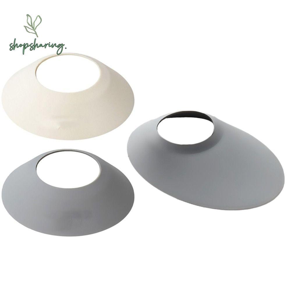 SHOPSHARING แผ่นรองน้ํา 5 ชิ้น, ป้องกันน้ํากระเซ็นทําความสะอาดง่ายก๊อกน้ํา Splash Guards, เคาน์เตอร์สร้างสรรค์ปกป้องซิลิโคน Soft Faucet Protectors อ่างล้างหน้าในครัว