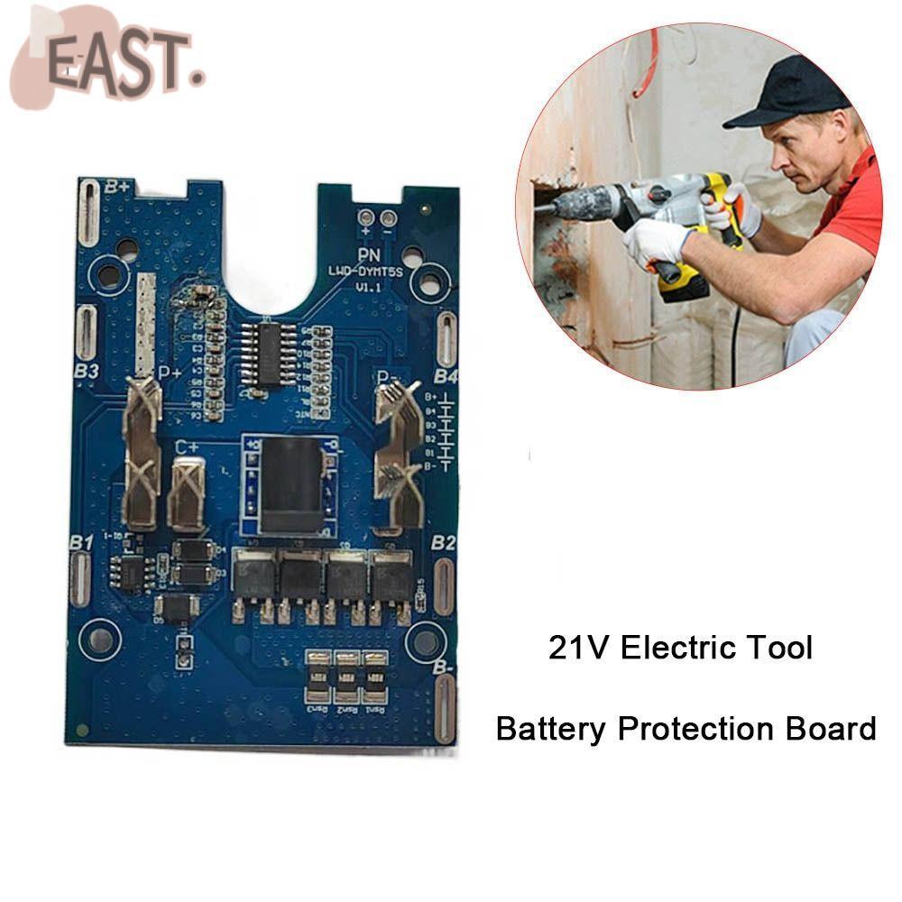 EASTS บอร์ดป้องกันสว่านชาร์จ, บอร์ดป้องกันการชาร์จแบตเตอรี่ MOS 21V, ป้องกัน PCB 4S อุปกรณ์เสริมเครื่องมือไฟฟ้า สว่านชาร์จ