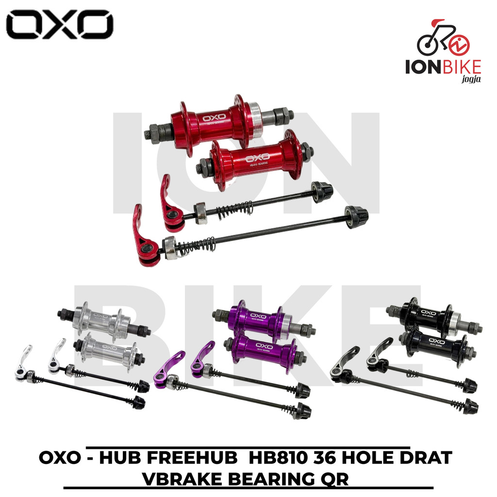 OXO 36 หลุมแบริ่ง Freehub Hub VBRAKE HB809 HB810 ด้าย QR ฟรี Hub จักรยาน 36H H Federal MTB Classic Commuter Touring Old School V-เบรค HB 201 809 810 Light Loncer – โปรปัง
