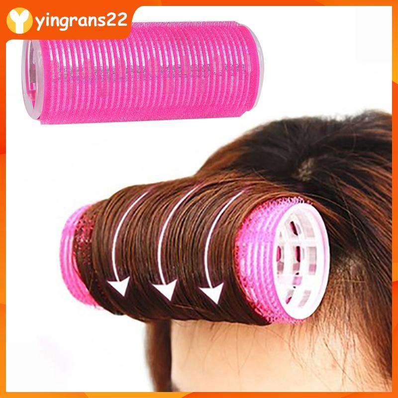 [YR2] 4size Hair Rollers Hair Curlers Lazy Curler Hair Roller พร้อมแผ่นอลูมิเนียม YYS