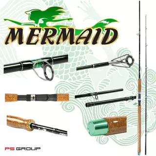 คัน Mermaid First Series คันหน้าดินแบลงค์ Graphite มีทั้งเบทและสปิน ความยาว 8-10 ฟุต