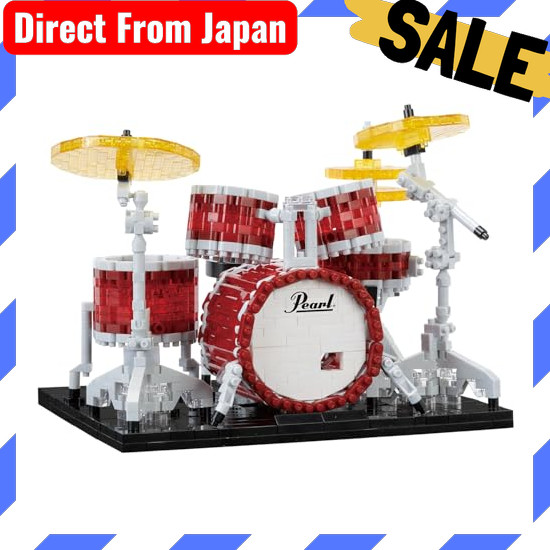Direct From Japan Kawada NanoBlock Pearl Drum Set
