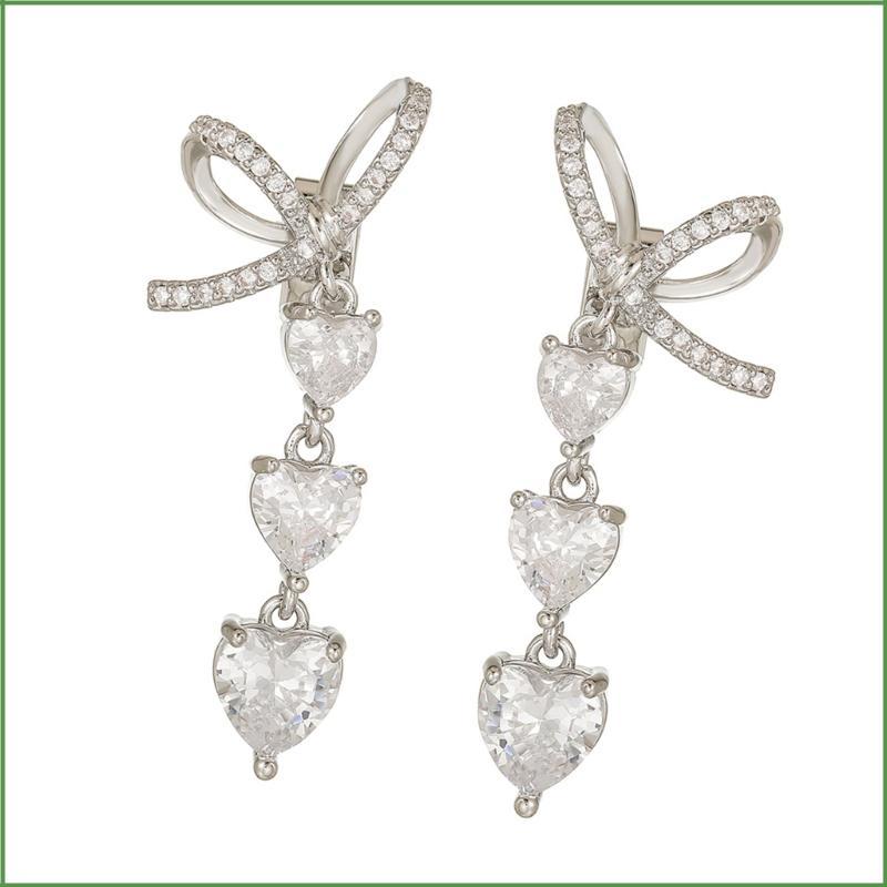 BON ผีเสื้อหัวใจหูตกแต่งหูคลิปสําหรับ Freeclip 1 2 หูฟังคลิปบน Charm Crafted จากโลหะผสมความทนทาน