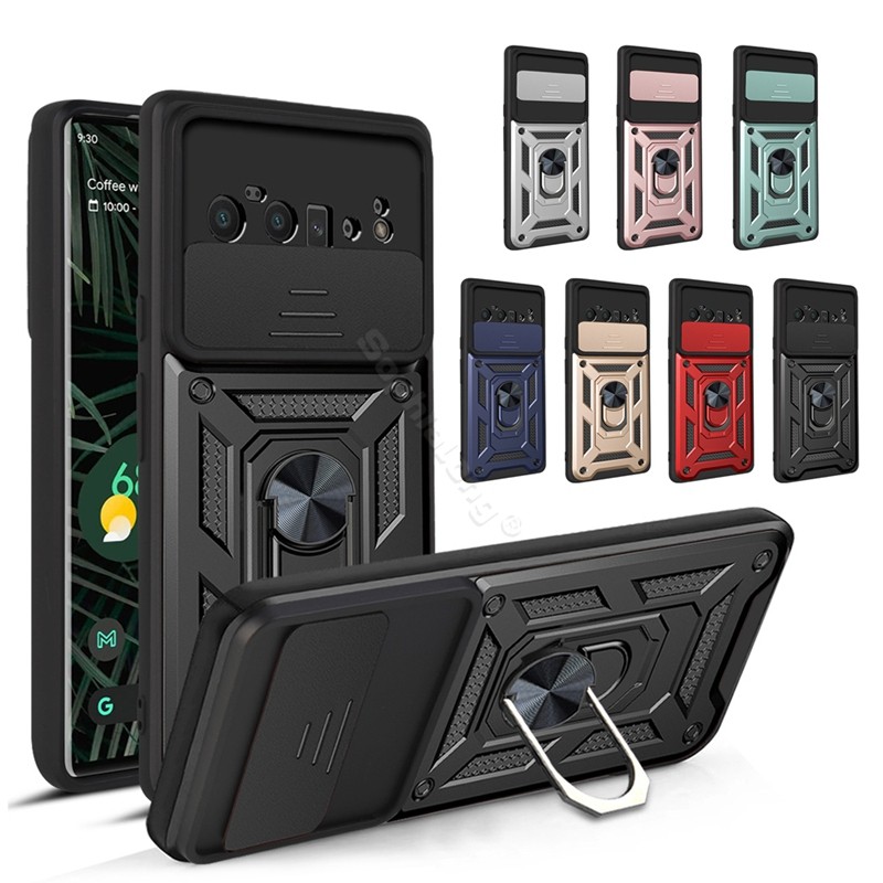 แฟชั่นสําหรับ Google Pixel 6 Pro GB7N6 G9S9B GR1YH GLUOG G8VOU GF5KQ Hard Push ดึงหน้าต่างขาตั้งแม่เ