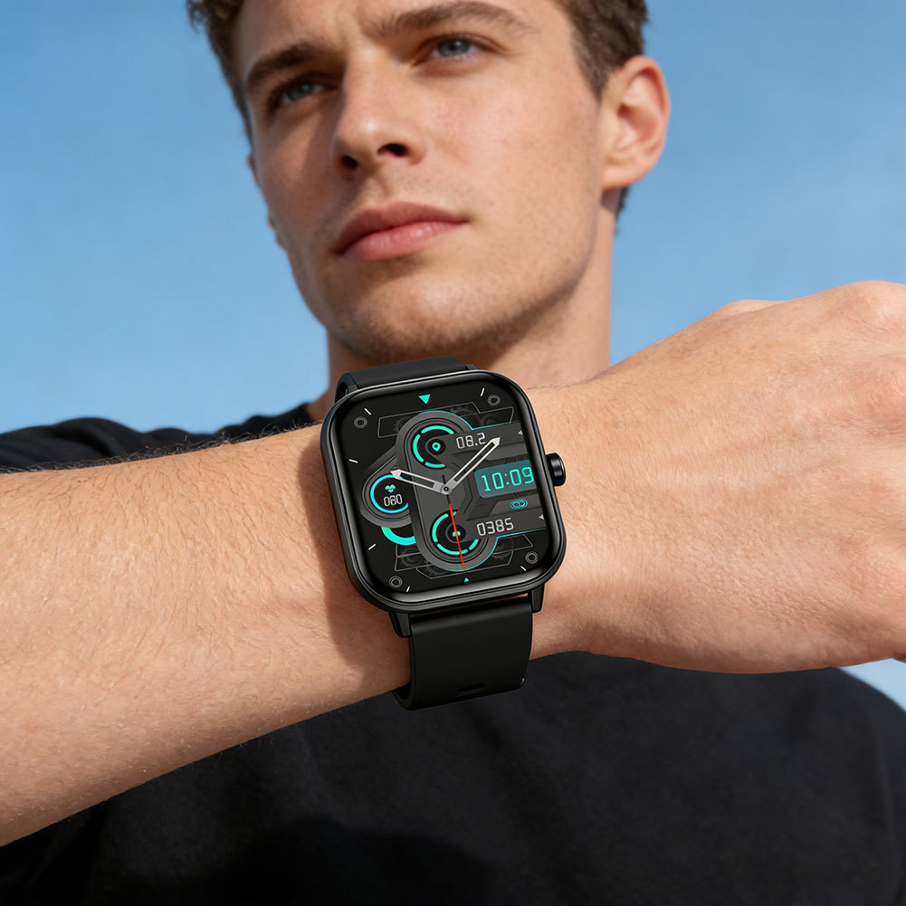 BT Calling Fitness-Tracker Smartwatch Heart Rate / Sleep / SpO2 จอภาพสําหรับกีฬากลางแจ้ง