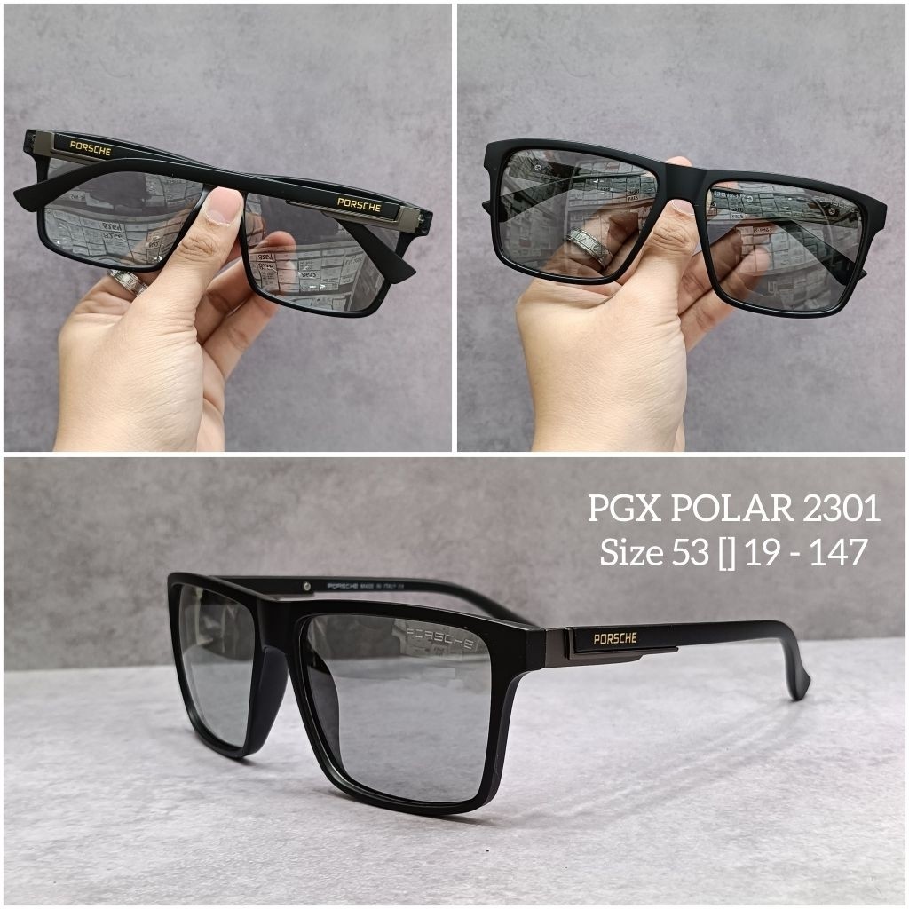 [HAM & STORE] PD2301 PHOTOCHROMIC POLARIZED GLASSES FASHION GLASSES สไตล์แก้ว