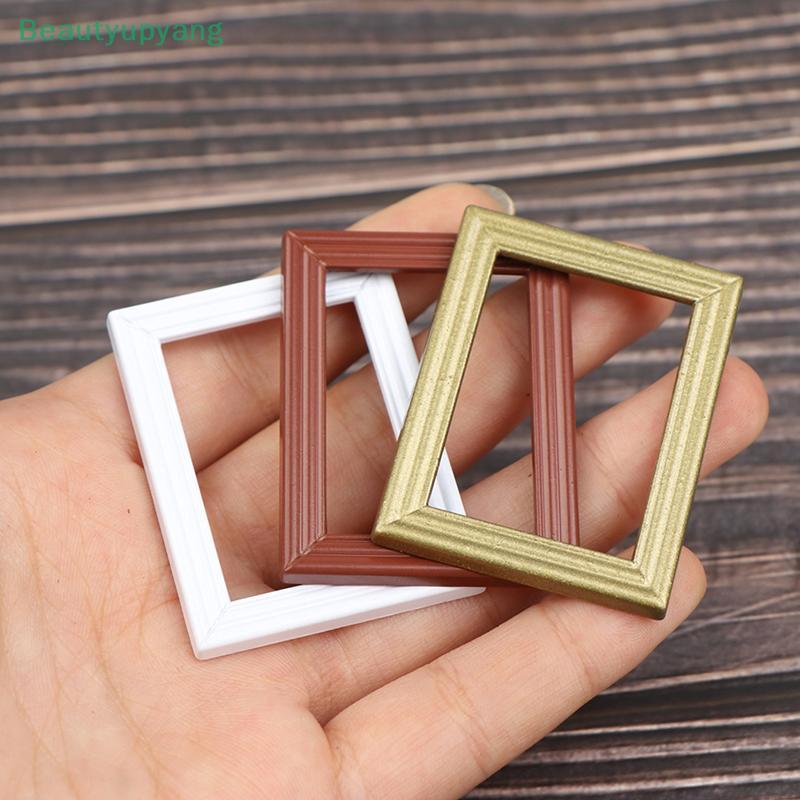 [Beautyupyang] 1:12 Dollhouse Photo Frames Mirror Frames Photo Border Picture Frame Model Decor